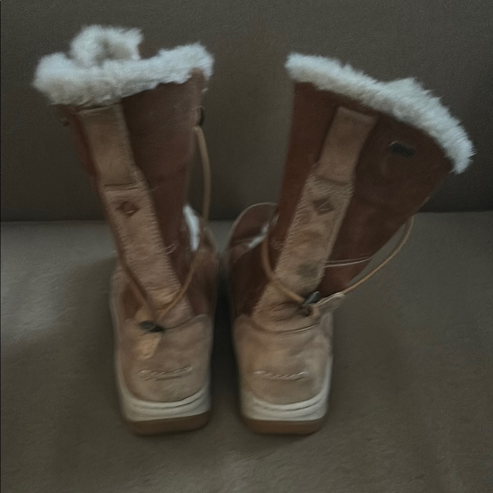 Sperry 3M Thinsulate Brown Winter Boots with Fleece Lining Size 9